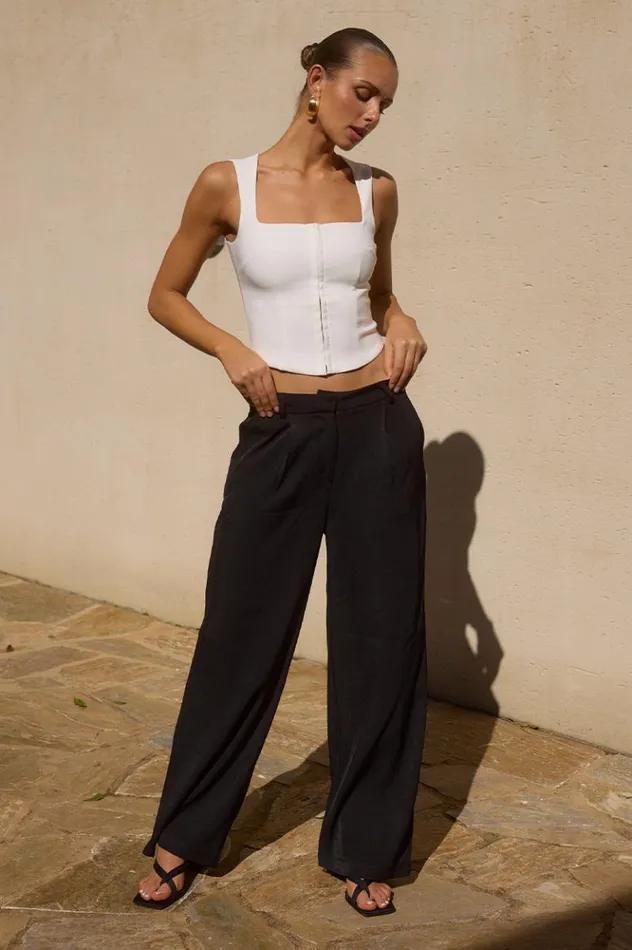 Women Pants Runaway The Label ZARRIAH PANT Black