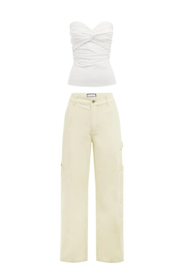 Women Pants Runaway The Label ZATARA PANT Sand