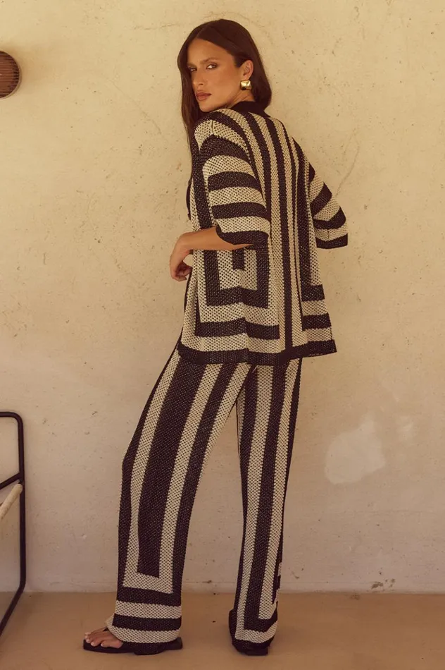 Women Pants Runaway The Label ZIGGY PANT Blacksand