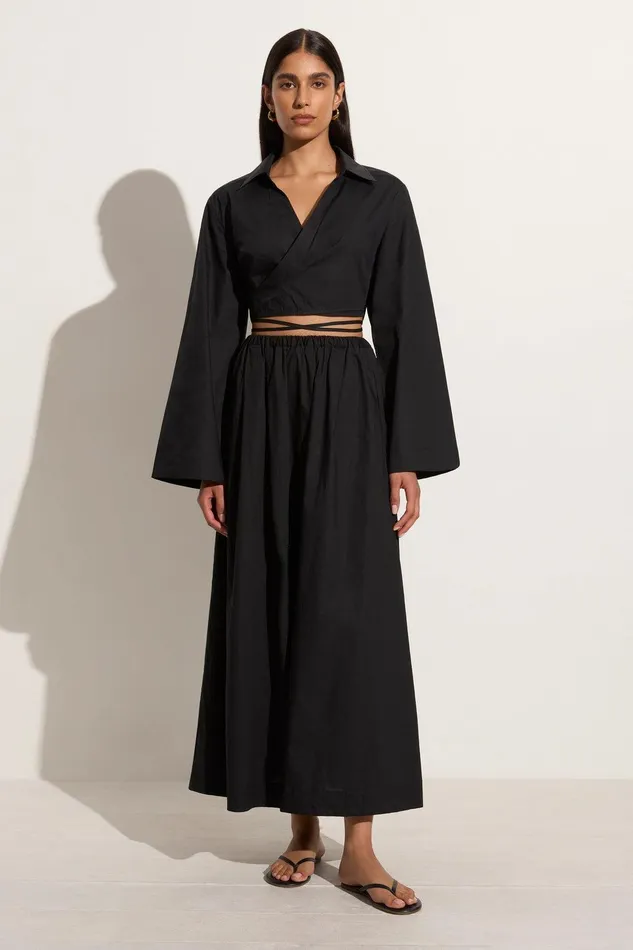 Women Pasolini Shirt Black Faithfull The Brand Tops Women Pasolini Shirt Black Faithfull The Brand Tops