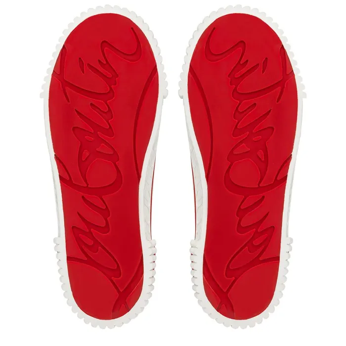 Women Pedro Junior Woman Sneakers 8211 Canva 8211 White White Christian Louboutin Sneakers