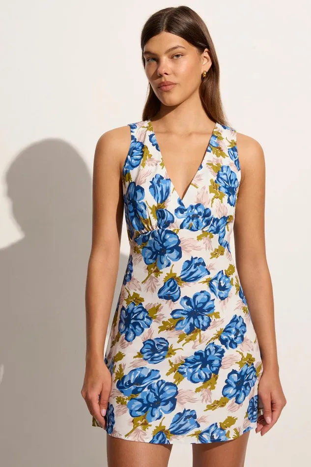 Women Penne Mini Dress Isadora Floral Navy 8211 Final Sale Faithfull The Brand Dresses Women Penne Mini Dress Isadora Floral Navy 8211 Final Sale Faithfull The Brand Dresses
