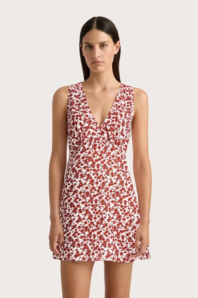 Women Penne Mini Dress Leilani Red Faithfull The Brand Dresses Women Penne Mini Dress Leilani Red Faithfull The Brand Dresses