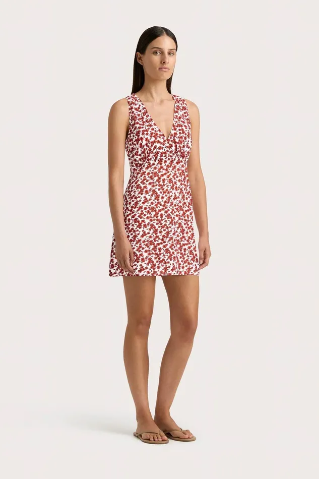 Women Penne Mini Dress Leilani Red Faithfull The Brand Dresses Women Penne Mini Dress Leilani Red Faithfull The Brand Dresses