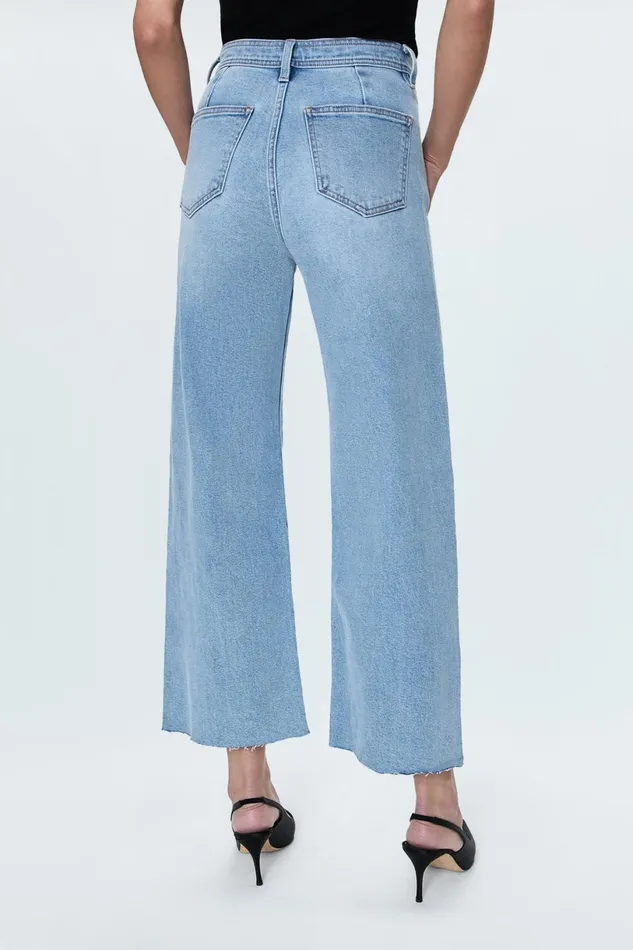 Women Penny High Rise Wide Jean 8211 Chalet Pistola Denim Denim