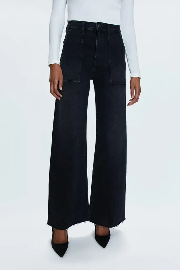 Women Penny High Rise Wide Jean 8211 Collins Pistola Denim Denim