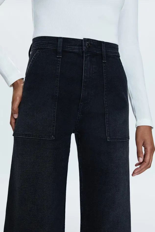 Women Penny High Rise Wide Jean 8211 Collins Pistola Denim Denim