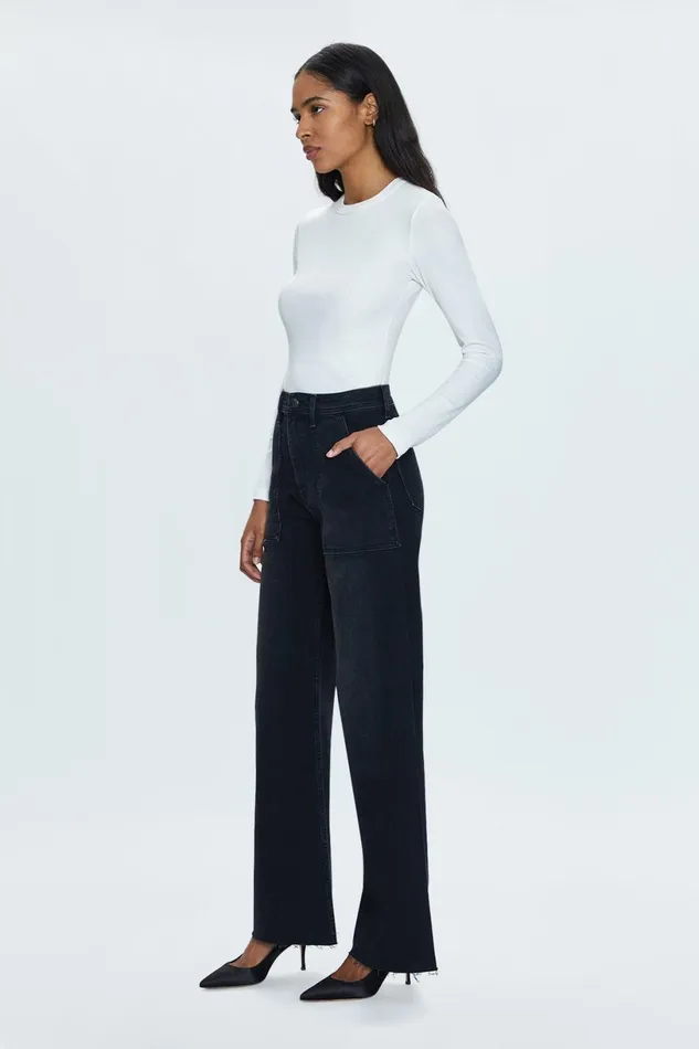 Women Penny High Rise Wide Jean 8211 Collins Pistola Denim Denim