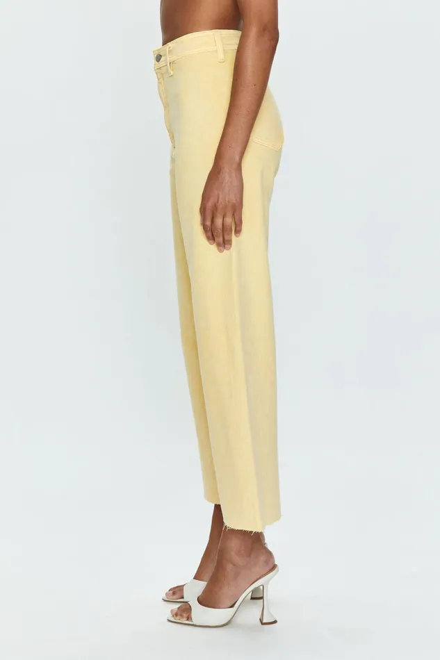 Women Penny High Rise Wide Leg Crop Jean 8211 Soft Honey Pistola Denim Denim