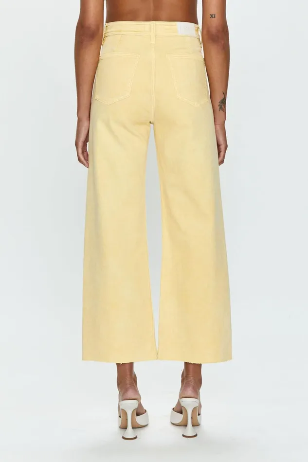 Women Penny High Rise Wide Leg Crop Jean 8211 Soft Honey Pistola Denim Denim