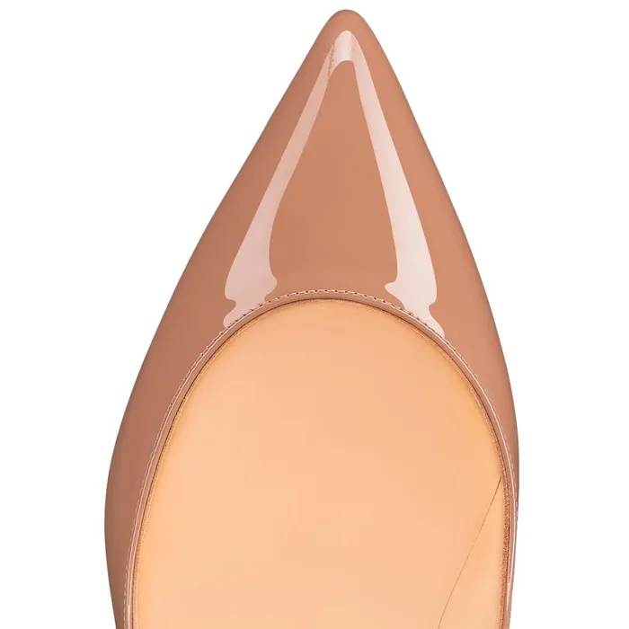Women Pigalle 85 Mm Pumps 8211 Patent Calf 8211 Nude Nude Christian Louboutin Pumps