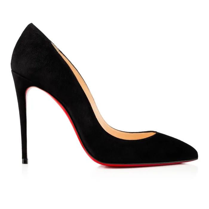 Women Pigalle Follies 100 Mm Pumps 8211 Suede 8211 Black Black Christian Louboutin Pumps
