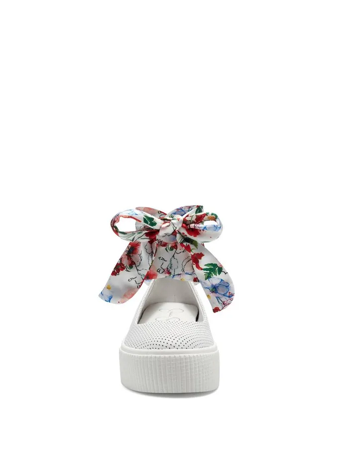 Women Platforms Jessica Simpson Elisah Platform In White Perforated Bright White