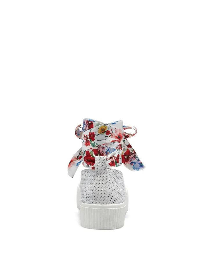 Women Platforms Jessica Simpson Elisah Platform In White Perforated Bright White