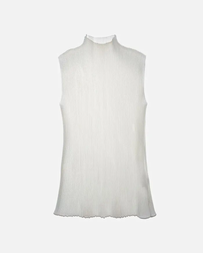 Women Pleated Pearl Lurex Top Pearl Helmut Lang Tops