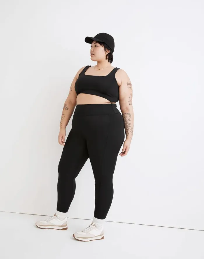 Women Plus MWL Flex HighRise 25034 Leggings True Black Madewell Loungewear