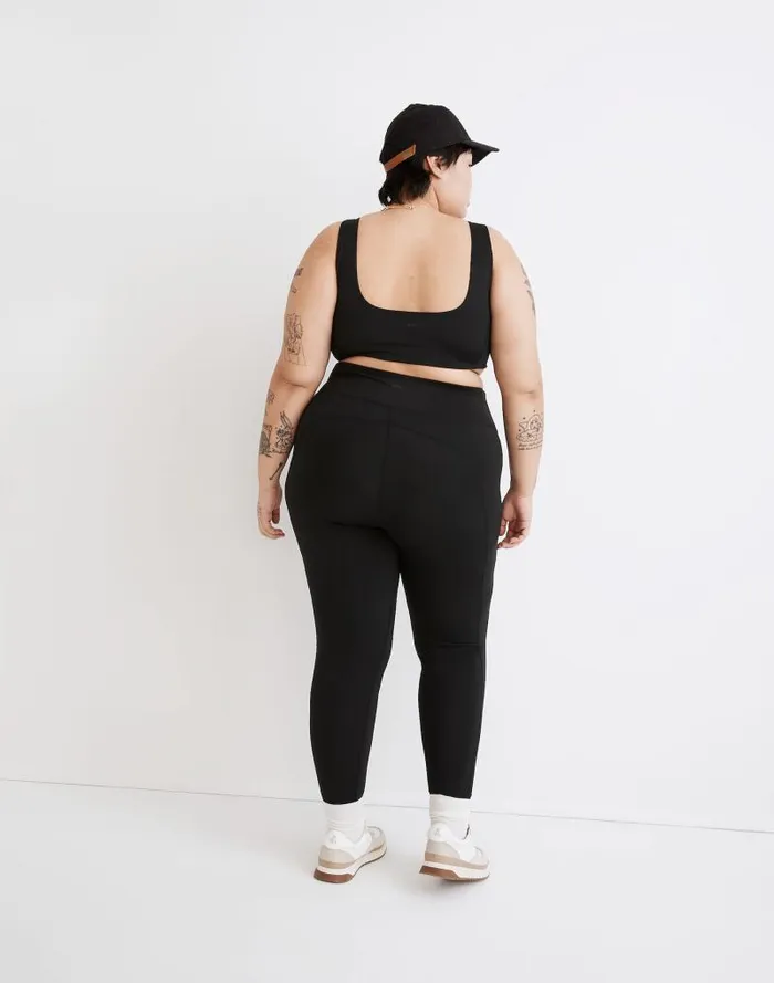 Women Plus MWL Flex HighRise 25034 Leggings True Black Madewell Loungewear