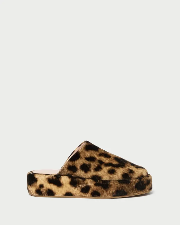 Women Pumps and Mules Loeffler Randall Haven Leopard Velvet Mule