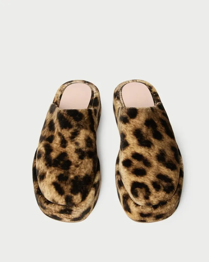 Women Pumps and Mules Loeffler Randall Haven Leopard Velvet Mule Women Pumps and Mules Loeffler Randall Haven Leopard Velvet Mule