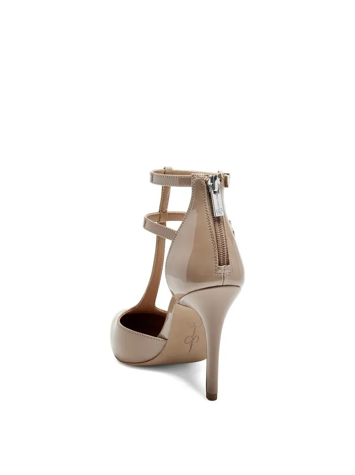 Women Pumps Jessica Simpson Pyllah Pump In Sand Patent Sand
