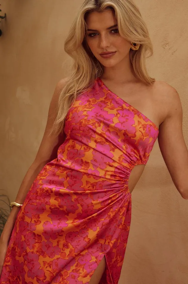 Women Race Day Dresses Runaway The Label BARZILIO DRESS Sasha Orange