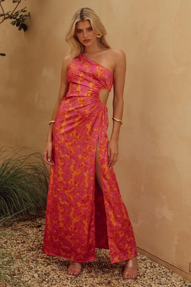 Women Race Day Dresses Runaway The Label BARZILIO DRESS Sasha Orange