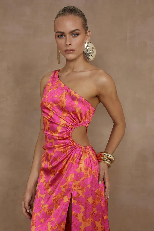 Women Race Day Dresses Runaway The Label BARZILIO DRESS Sasha Orange