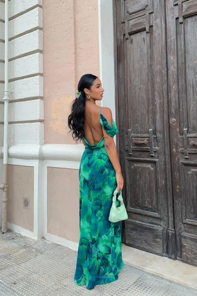 Women Race Day Dresses Runaway The Label LITSA MAXI DRESS Calista Green