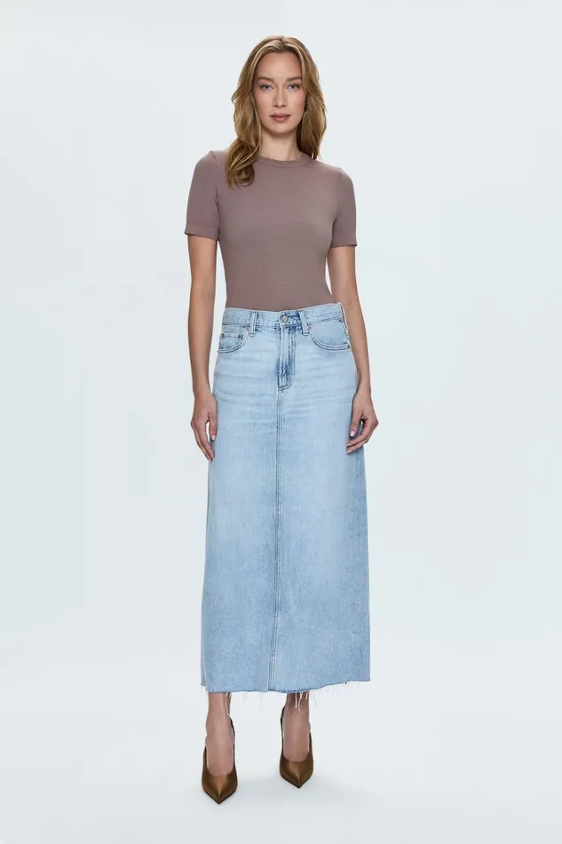 Women Raye Maxi Skirt 8211 Jardin Pistola Denim Denim