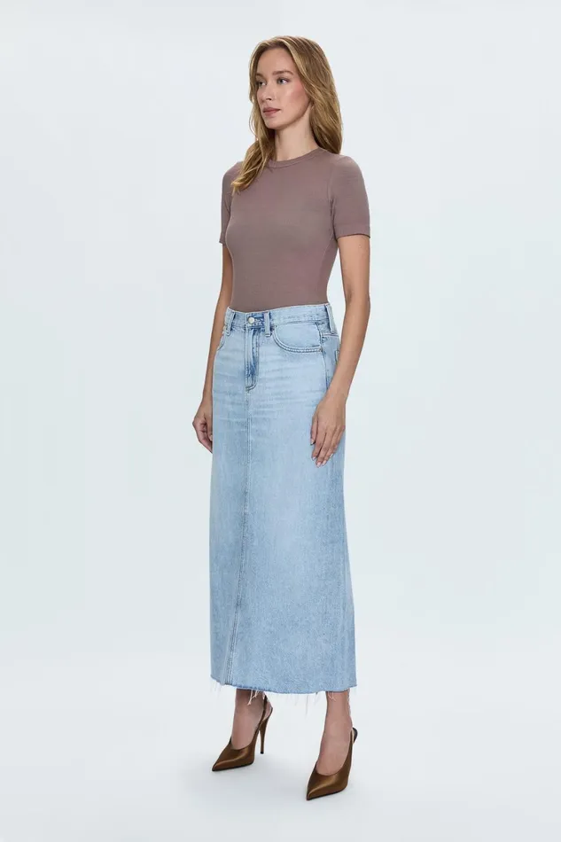 Women Raye Maxi Skirt 8211 Jardin Pistola Denim Denim