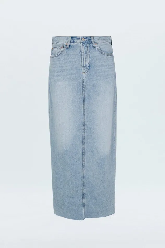 Women Raye Maxi Skirt 8211 Jardin Pistola Denim Denim