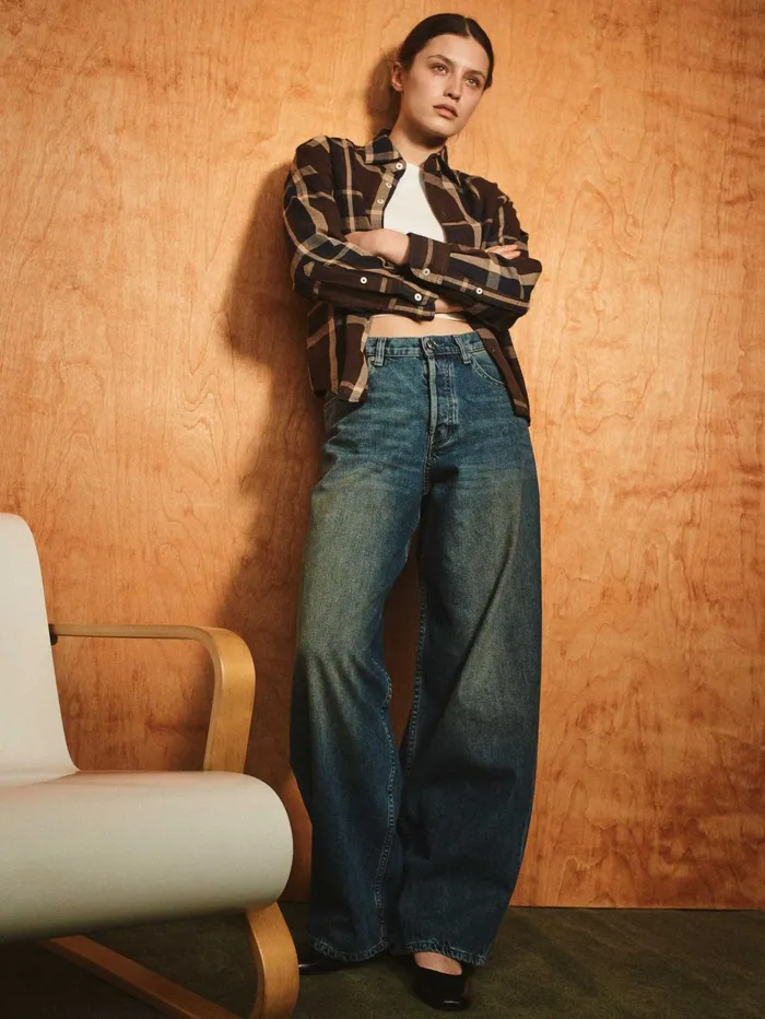 Women Razi Wide Leg Barrel High Rise Jeans DL1961 Boyfriend Relaxed
