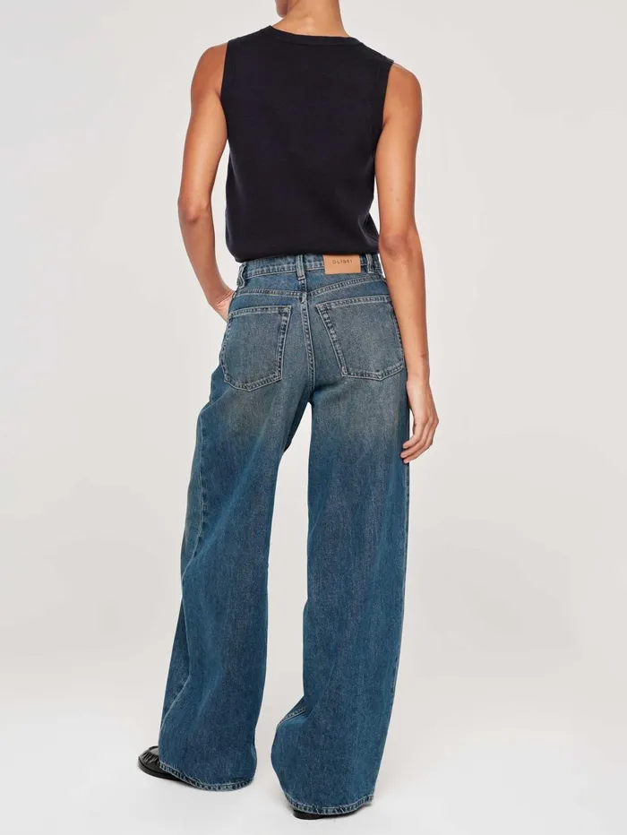 Women Razi Wide Leg Barrel High Rise Jeans DL1961 Boyfriend Relaxed