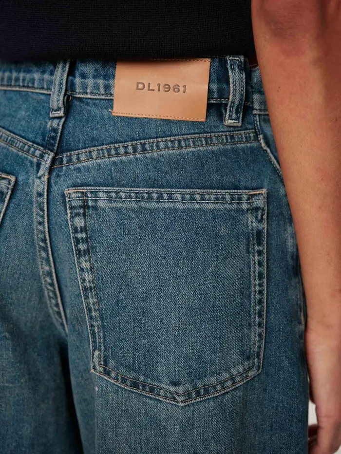 Women Razi Wide Leg Barrel High Rise Jeans DL1961 Boyfriend Relaxed