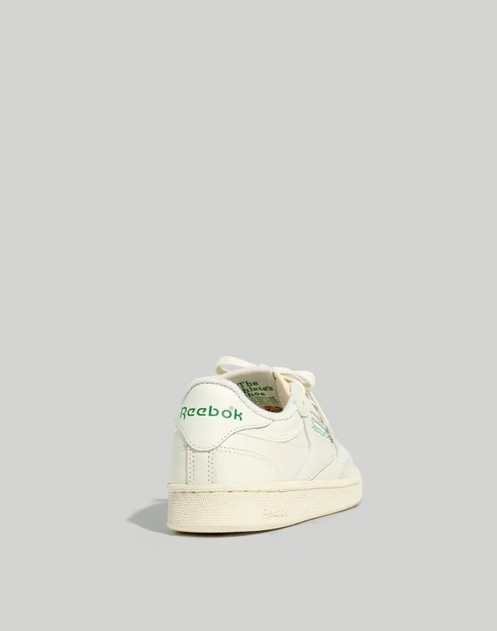 Women Reebok Club C 85 Vintage Sneakers Chalkalabasterglen Green Madewell Sneakers