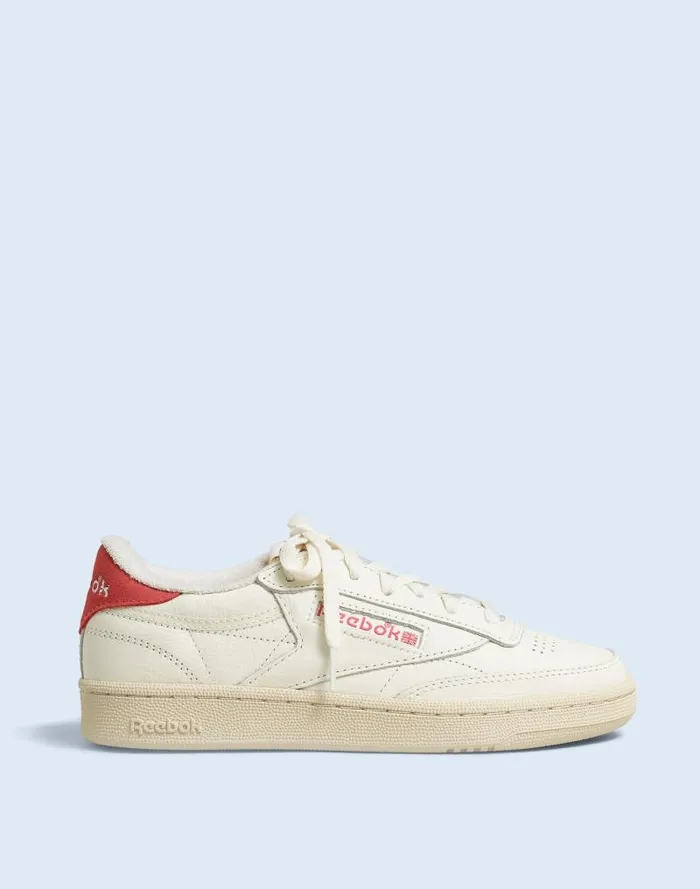 Women Reebok Club C 85 Vintage Sneakers Chalk Paper White Astro Dust Madewell Sneakers