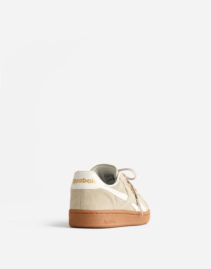 Women Reebok Club C Grounds UK Sneakers Classic Beige Chalk Gum Madewell Sneakers