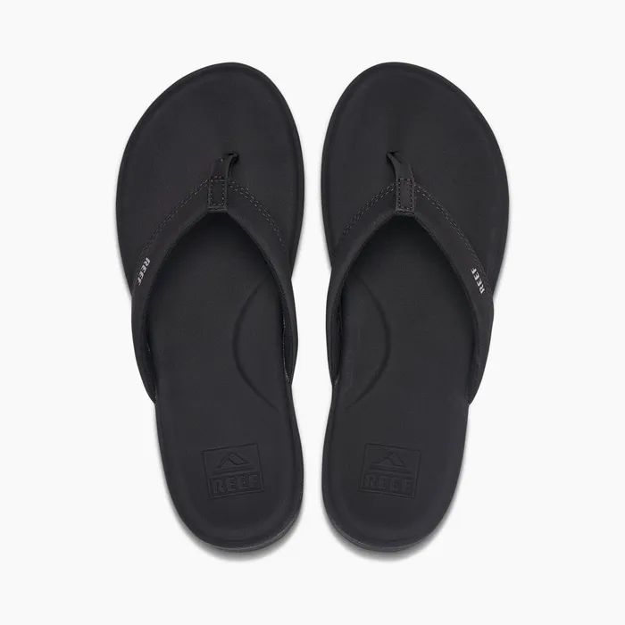 Women Reef Flip Flops Cushion Cloud Black Women Reef Flip Flops Cushion Cloud Black
