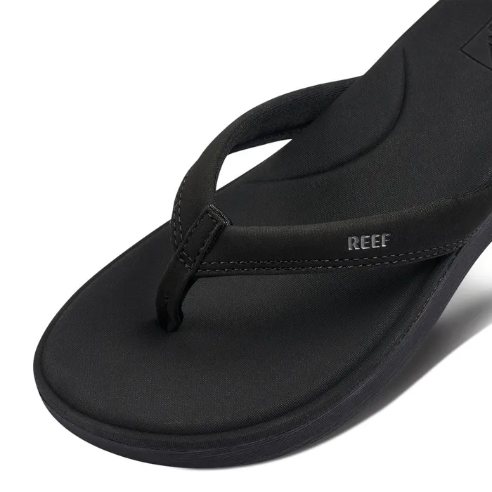 Women Reef Flip Flops Cushion Cloud Black Women Reef Flip Flops Cushion Cloud Black