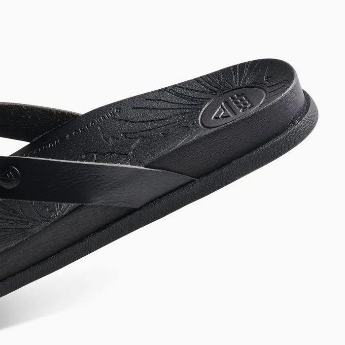 Women Reef Flip Flops Cushion Porto Cruz Black Night Women Reef Flip Flops Cushion Porto Cruz Black Night