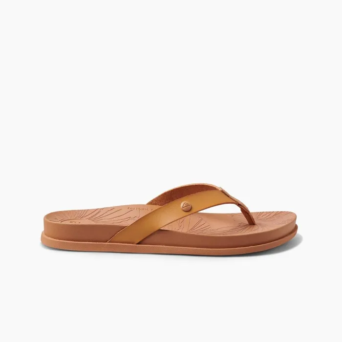 Women Reef Flip Flops Cushion Porto Cruz Natural