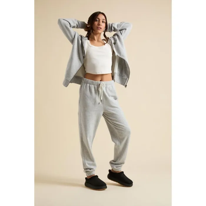 Women Reef Hoodies Sweaters and Jackets Brittany Fleece Full Zip Heather Grey Women Reef Hoodies Sweaters and Jackets Brittany Fleece Full Zip Heather Grey