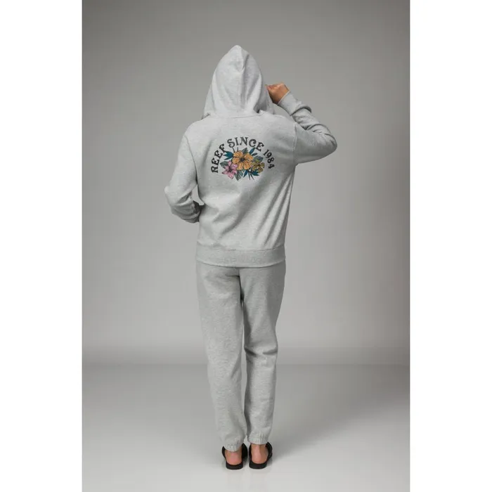 Women Reef Hoodies Sweaters and Jackets Brittany Fleece Full Zip Heather Grey Women Reef Hoodies Sweaters and Jackets Brittany Fleece Full Zip Heather Grey