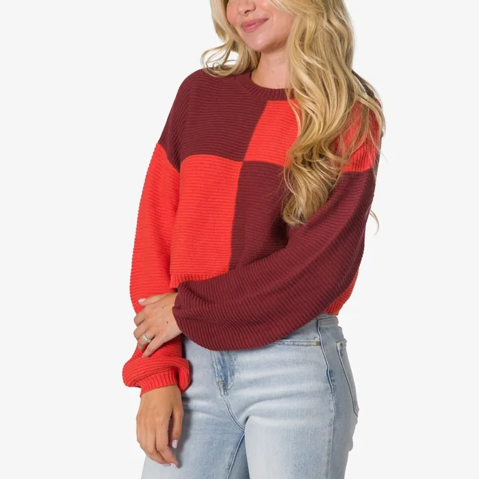 Women Reef Hoodies Sweaters and Jackets Carrie Sweater Port Chili Women Reef Hoodies Sweaters and Jackets Carrie Sweater Port Chili