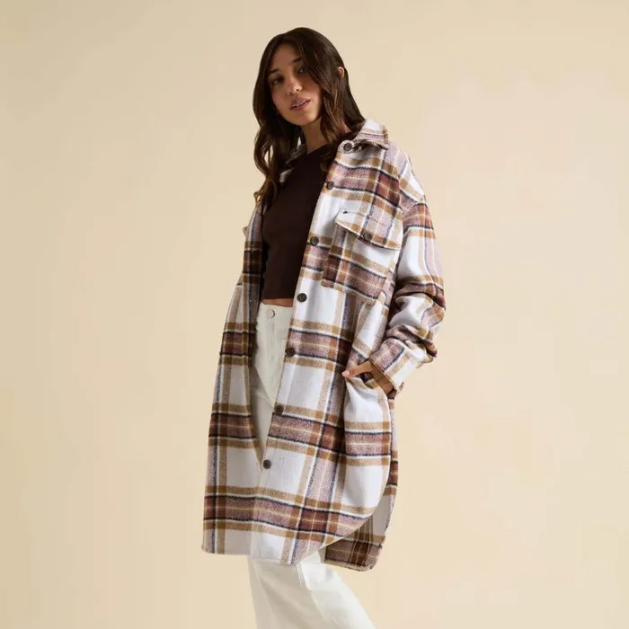 Women Reef Hoodies Sweaters and Jackets Victoria Shacket Marshmallow