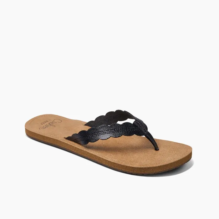 Women Reef Sandals Cushion Celine Blacktan Women Reef Sandals Cushion Celine Blacktan