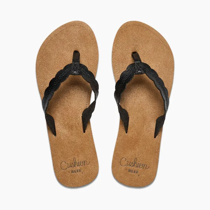 Women Reef Sandals Cushion Celine Blacktan Women Reef Sandals Cushion Celine Blacktan