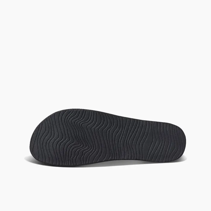 Women Reef Sandals Cushion Court Black Sassy Women Reef Sandals Cushion Court Black Sassy