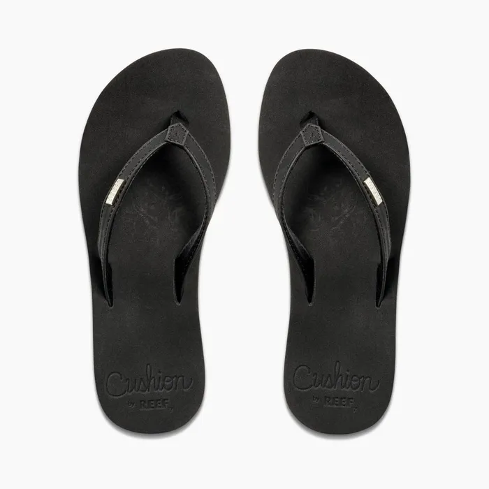 Women Reef Sandals Cushion Luna Blackblack Women Reef Sandals Cushion Luna Blackblack