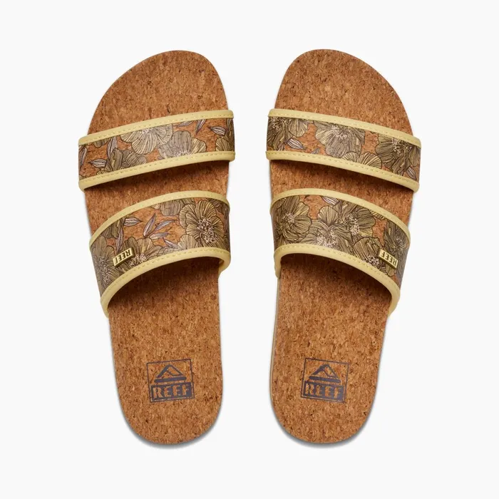 Women Reef Sandals Cushion Vista Hi Banana Cork Women Reef Sandals Cushion Vista Hi Banana Cork